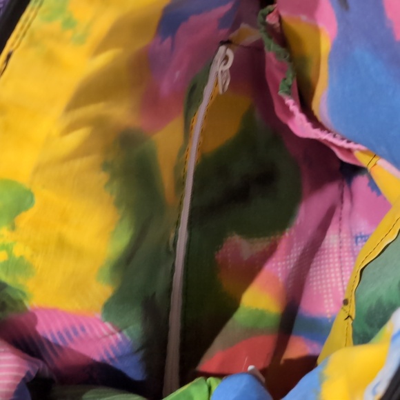 Vintage Dakine RN#91245 Poppy Tote Canvas Cotton Double Handle multi-pocket - Picture 6 of 12